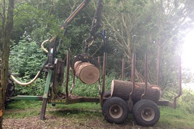 timber delivery - Photographer Godfrey Phillips