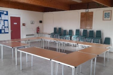 Main function space has chairs and tables - Photographer Michelle Legg